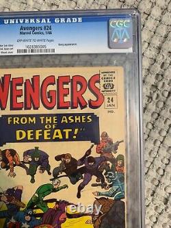 Avengers 24 CGC 9.6 Kang Appearance Silver Age 1966 Stan Lee Jack Kirby Marvel