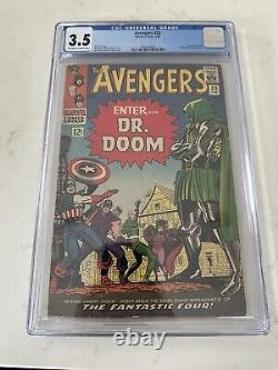 Avengers #25 1966 CGC 3.5 4183268003 Fantastic Four Dr. Doom Stan Lee