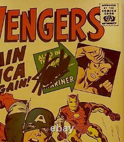 Avengers #4 1st Silver Age Captain America GRR CGC SS 7.5 Signed By Stan Lee