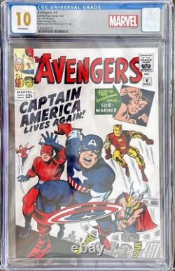 Avengers #4 CGC 10 Pure Silver Foil 2019