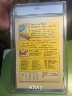 Avengers #4 CGC 6.0 Golden record reprint 1966? WHITE PAGES? White Pages