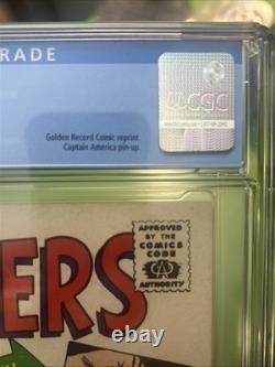 Avengers #4 CGC 6.0 Golden record reprint 1966? WHITE PAGES? White Pages