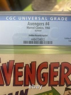 Avengers #4 CGC 6.0 Golden record reprint 1966? WHITE PAGES? White Pages