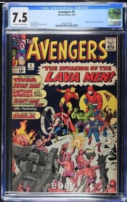 Avengers #5 CGC 7.5 Marvel Comics 1964