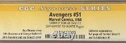 Avengers #51 SS CGC 8.0 Signed Stan Lee Full Ad For Iron Man #1 & Sub-Mariner #1