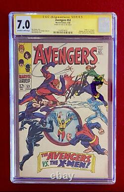 Avengers 53 CGC SS 7.0 Stan Lee Signed Avengers Vs. X-Men 1968 Marvel