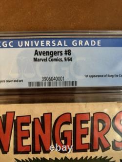 Avengers #8? CGC 3.5? 1st Appearance KANG the Conqueror Silver Age Marvel 1964