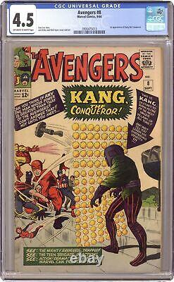 Avengers #8 CGC 4.5 1964 3900475013 1st app. Kang the Conqueror