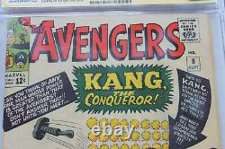 Avengers #8 CGC 5.0 (Marvel) Signed Stan Lee