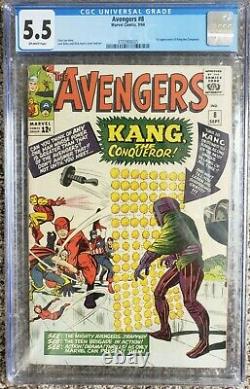 Avengers 8 CGC 5.5 OW 1st Appearance of Kang the Conqueror MCU