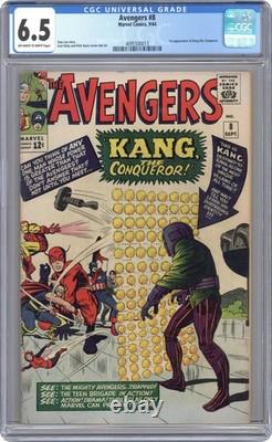 Avengers #8 CGC 6.5 1964 4095500013 1st app. Kang the Conqueror