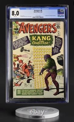 Avengers #8 First Kang The Conqueror (Silver Age) CGC 8.0- White Pages