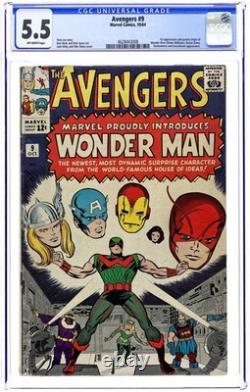 Avengers #9 CGC 5.5 1964 4628443008 1st app. Wonder Man
