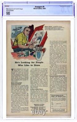 Avengers #9 CGC 7.0 1964 4581693006 1st app. Wonder Man