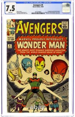 Avengers #9 CGC 7.5 1964 4573279002 1st app. Wonder Man