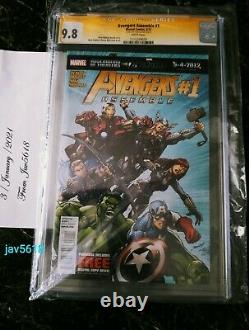 Avengers Assemble #1 Cgc 9.8 Ss. Lee, Marvel Black Widow Very Rare, Mint