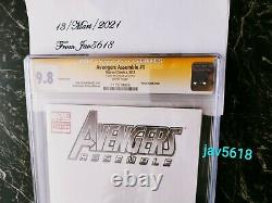 Avengers Assemble #1 Cgc 9.8 Ss. Stan Lee, Marvel Blank Variant Rare, Mint