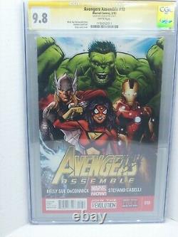 Avengers Assemble #10 CGC 9.8 Signature Series Stan Lee