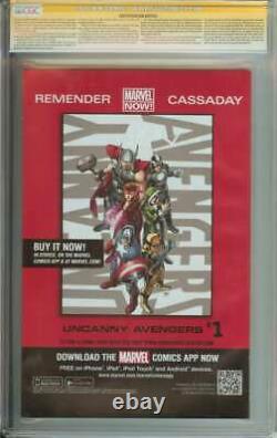 Avengers Vs. X-men #12 Cgc 9.6 White Pages Stegman Variant // Signed By Stan Lee