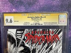 Avenging Spider-Man #1 CGC SS 9.6 SIGNED Stan Lee Joe Quesada 1200 Super RARE