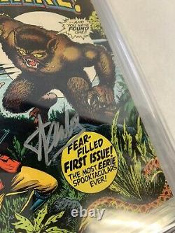 Beware! #1 Cgc 7.5 Bronze-age Horror Comic. Signed By Stan Lee 1973 White Pages