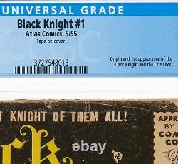 Black Knight #1 1955, Atlas, Stan Lee CGC 1.8 1st App Black Knight & Ebony Blade