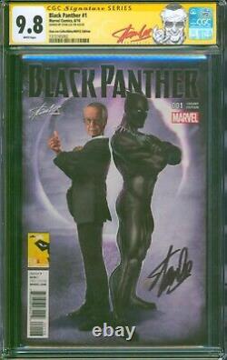 Black Panther #1 (2016)? CGC 9.8 SIGNED by STAN LEE? Middle East MEFCC Variant