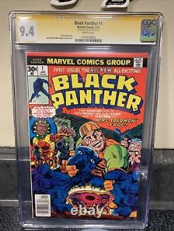 Black Panther #1 CGC 9.4 SS STAN LEE White Pages