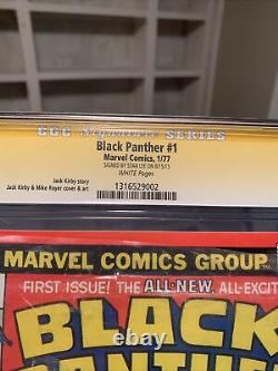 Black Panther #1 CGC 9.4 SS STAN LEE White Pages