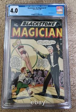 Blackstone the Magician Vol 1 #2 Blond Phantom 1948 CGC 4.0 Timely Stan Lee