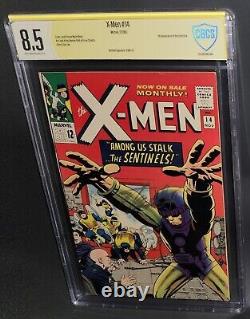 CBCS 8.5 Verifed SS Signed Stan Lee X-Men 14 First Appearance Sentinels. Not CGC