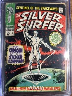 CGC 2.0 Silver Surfer #1 1968 Key Marvel Comic Book Origin Of The Silver Surfer