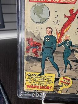 CGC 2.5 Fantastic Four # 13 1st App The Watcher & Red Ghost Jack Kirby Stan Lee