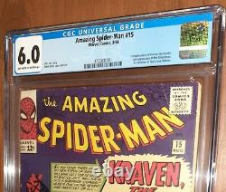 CGC 6.0 Amazing Spider-Man # 15. First 1st Appearance of Kraven the Hunter. MCU