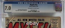 CGC 7.0 MYSTIC #37 ATLAS 1955 MARVEL COMICS Gene Colan Stan Lee Golden Age