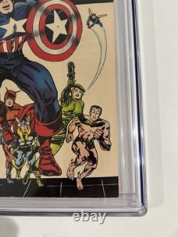 CGC 8.0 CAPTAIN AMERICA #100 1968 BIG PREMIERE 1ST ISSUE! Origin, Black Panther