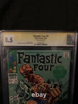 CGC 8.5 signature series fantastic four #79 signed by Stan Lee