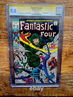 CGC 9.4 1969 #83 Fantastic Four Stan Lee Signed Autographed. Marvel