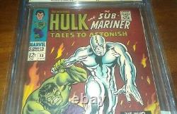CGC 9.4 Tales to Astonish # 93 (7/67) Hulk Silver Surfer Stan Lee signed 4/23/17