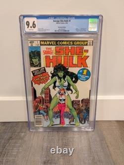 CGC 9.6 Marvel Comics Savage She-Hulk #1 1980 Newsstand Edition