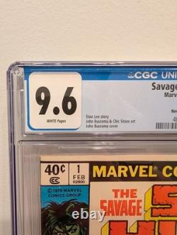CGC 9.6 Marvel Comics Savage She-Hulk #1 1980 Newsstand Edition