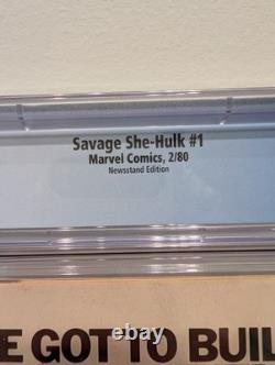 CGC 9.6 Marvel Comics Savage She-Hulk #1 1980 Newsstand Edition
