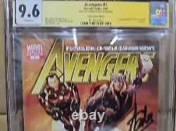 CGC 9.6 SS AVENGERS #1 (2010) Comic Con Exclusive Signed By Stan Lee! JSA/CGC