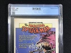CGC 9.8 Marvel Age #41 Marvel 1986 Classic Stan Lee Photo Cover White Pages MT