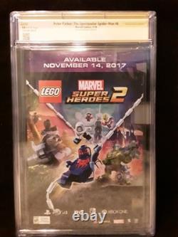 CGC 9.8 SS P. P Spectacular Spider-Man #6 Stan Lee A J Scott Campbell Variant