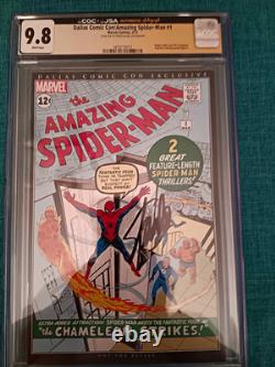 CGC 9.8 The Amazing Spider-Man #1 2011 Dallas Comic Con Stan Lee Signature WOW