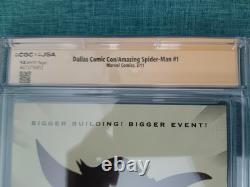 CGC 9.8 The Amazing Spider-Man #1 2011 Dallas Comic Con Stan Lee Signature WOW
