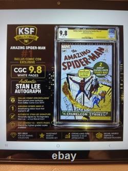 CGC 9.8 The Amazing Spider-Man #1 2011 Dallas Comic Con Stan Lee Signature WOW