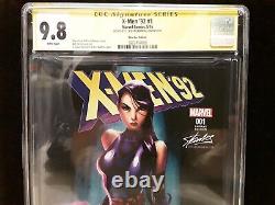 CGC 9.8 X-Men'92 #1 SS Signed J. Scott Cambell Variant Stan Lee Edition Psylocke