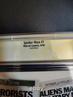 CGC SS 9.8 Stan Lee & Todd McFarlane Autographs SPIDER-MAN 1